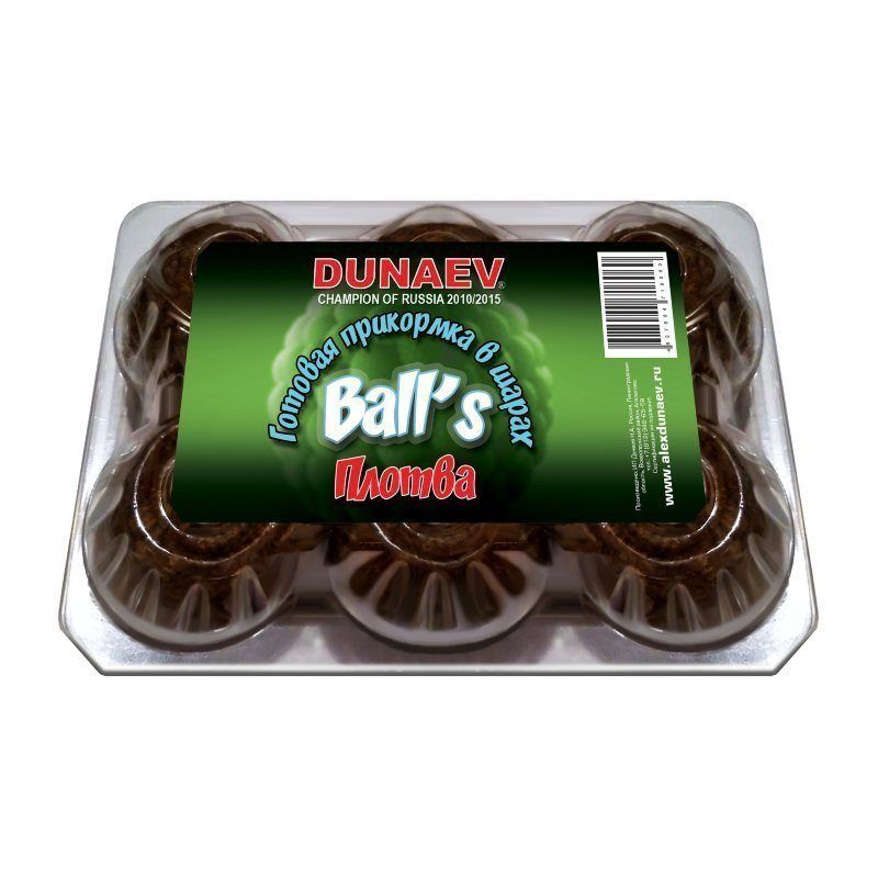 Прикормка "DUNAEV BALLS" 0, 75кг Плотва  
