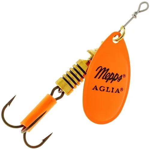 Блесна вращающаяся Mepps "Aglia FLUO Orange №1/3, 5гр