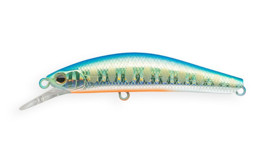 Воблер Минноу Strike Pro Hide Jerk 80 S,  80 мм,  13 гр,  Загл. 0, 4м.-1, 2м.,  Тонущий,  цвет: A150-713 UV Blue Silver OB,  (JS-344#A150-713)