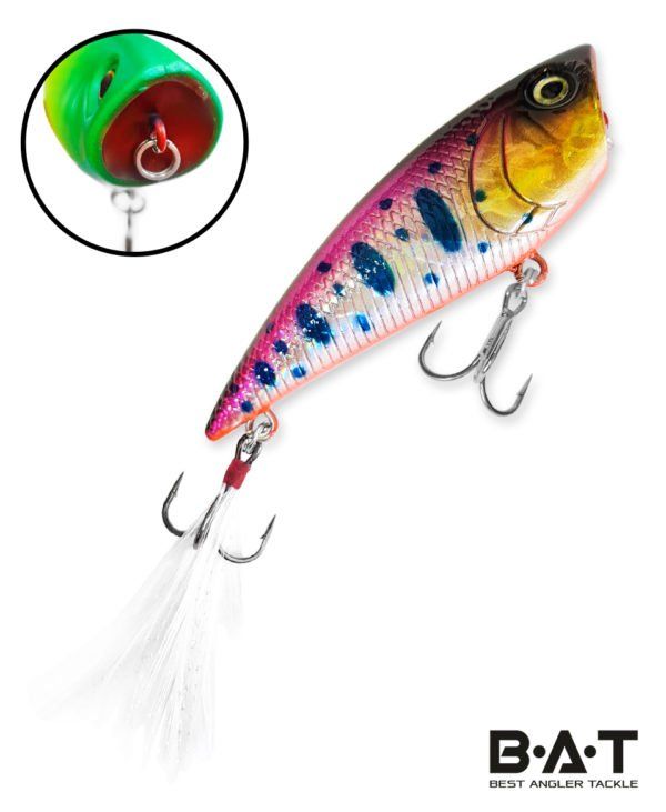Воблер BAT Crow Pop ВТ059 (70 mm.; 7 g.; TopWater) # CS17