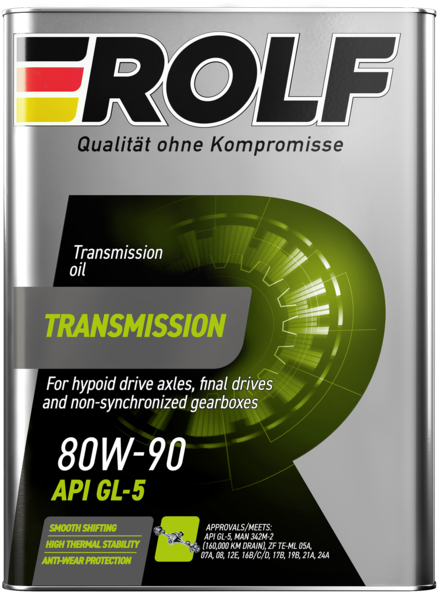 ROLF Transmission 80W90 GL-5 1л масло трансмиссионное