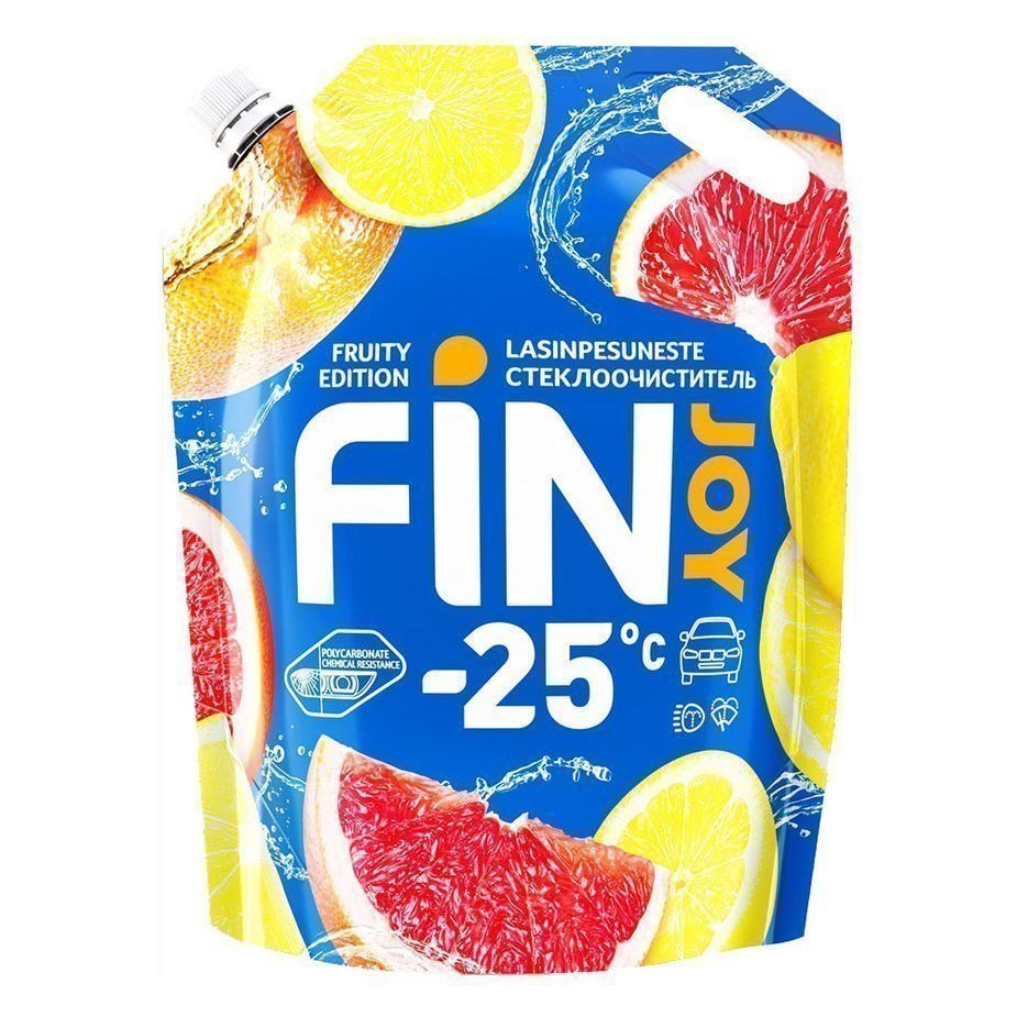 Очиститель стекла FIN JOY FRUITY citrus -25*С 3л дой-пак зимний