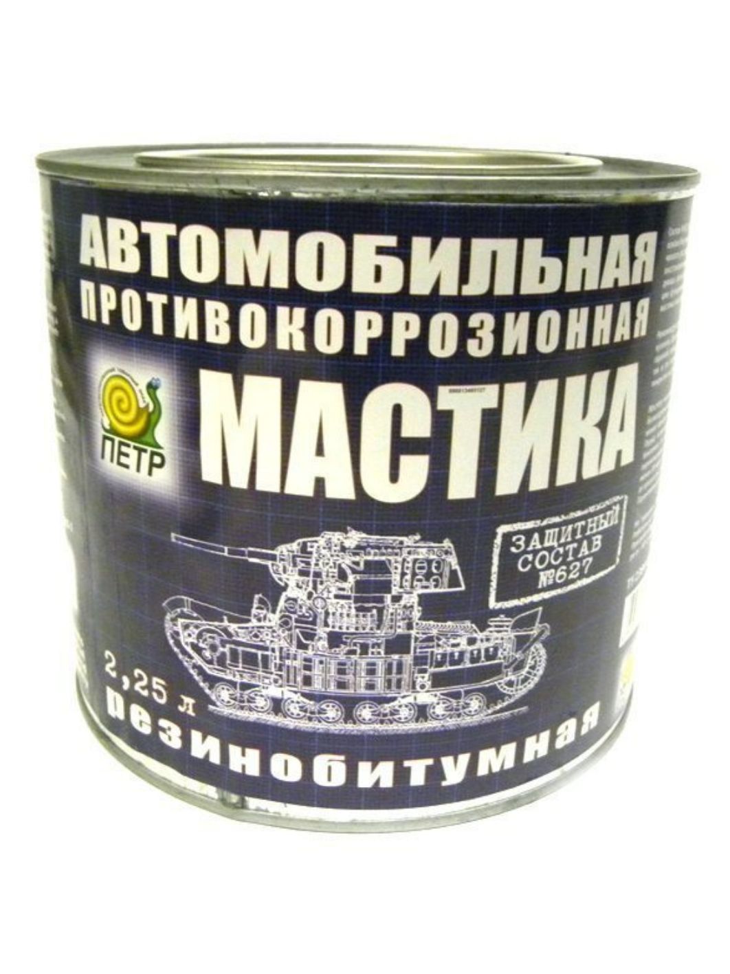 Мастика ПЕТР №627 2, 25л резино-битумная