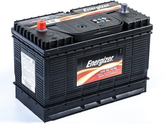 105 /605102* ENERGIZER COMMERCIAL (31-900)  Аккумулятор зал/зар конусные клеммы