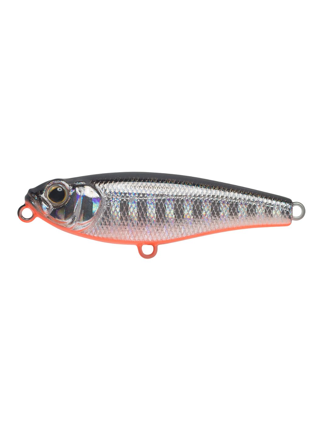Воблер Стикбейт Strike Pro Sprat Stick 55,  55 мм,  8 гр,  Тонущий,  цвет: A70-713 Black Silver OB,  (EG-141B#A70-713)