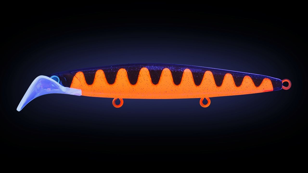 Воблер Минноу Strike Pro Scooter Minnow 110F,  110 мм,  11, 8 гр,  Загл. 1, 5м.-2, 5м.,  Плавающий,  цвет: A88 Red Devil Sparkles,  (EG-186F#A88)