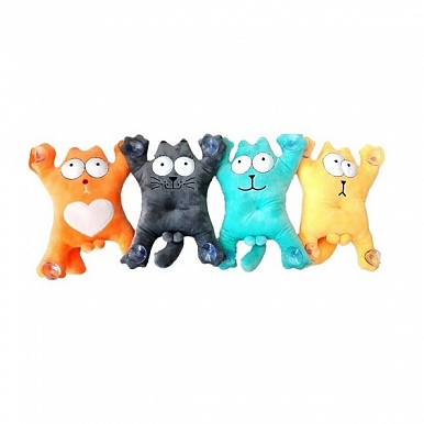 Игрушка декоративная "Кот" на стекло (маленький)