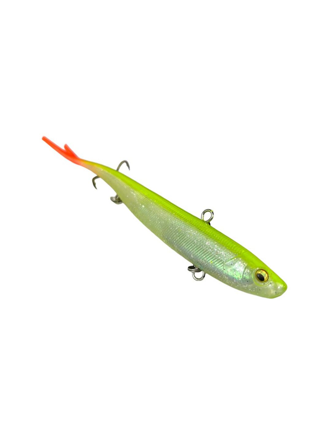 Баланслаг Jig It Whale Tail 150mm 26g цв. F13 Shiny lime