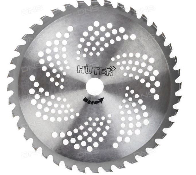 Нож для мотокос дисковый Ø250*25.4мм 40 зубьев с победитовыми напайками HUTER GTD-10TP 71/2/16