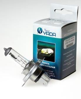 Автолампа галогеновая Н4 12V-60/55 YADA Clear P43 (1шт.)