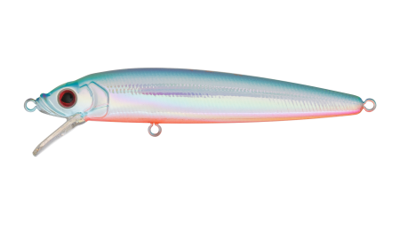 Воблер Минноу Strike Pro Alpha Minnow 95,  95 мм,  9 гр,  Загл. 0, 6м.-1, 6м.,  Плавающий,  цвет: R114OB Pearl,  (EG-034F#R114OB)