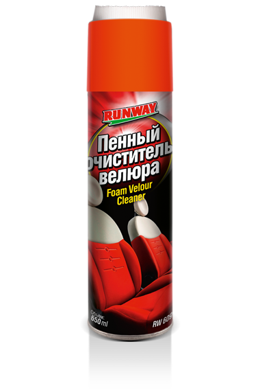RUNWAY Пенный очиститель велюра 650мл аэрозоль