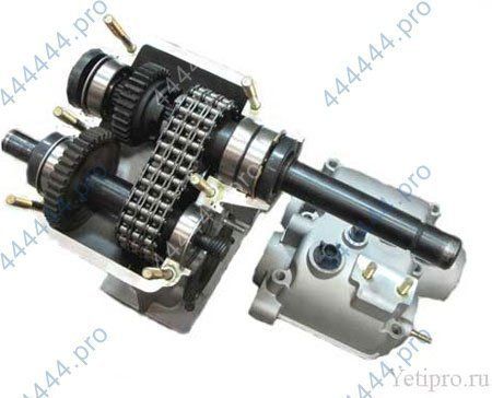 Коробка реверса нового образца в сборе с 3-х рядной цепью Буран