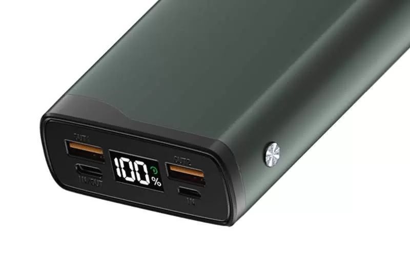 Зарядное устройство QL-20 серый (внешний аккумулятор) OLMIO (20000mAh) (43987)