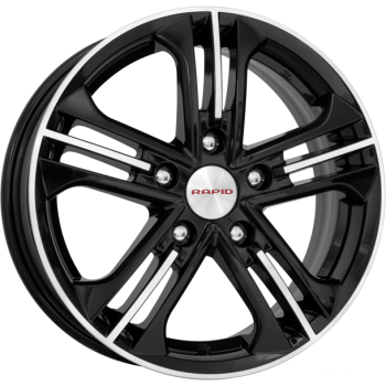 Диск л.Р15 6.0/5*114.3 КИК Trinity (КС615) d67.1 ЕТ47 алмаз черный 14080 КОМПЛЕКТ 4ШТ.