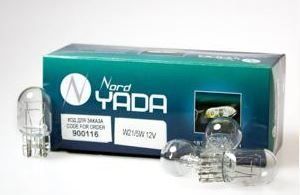 Автолампа 12-21/5 2-х контактная (большая б/ц,  габариты и стоп-сигнал) YADA Clear (1шт.)