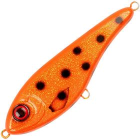 Воблер Джеркбейт Strike Pro Buster Jerk Shallow Runner,  150 мм,  64, 5 гр,  Загл. 1, 0м.,  Медленно всплывающий,  цвет: C662 Hot Orange Bandit,  WOLF COLOR,  (EG-048S#C662)