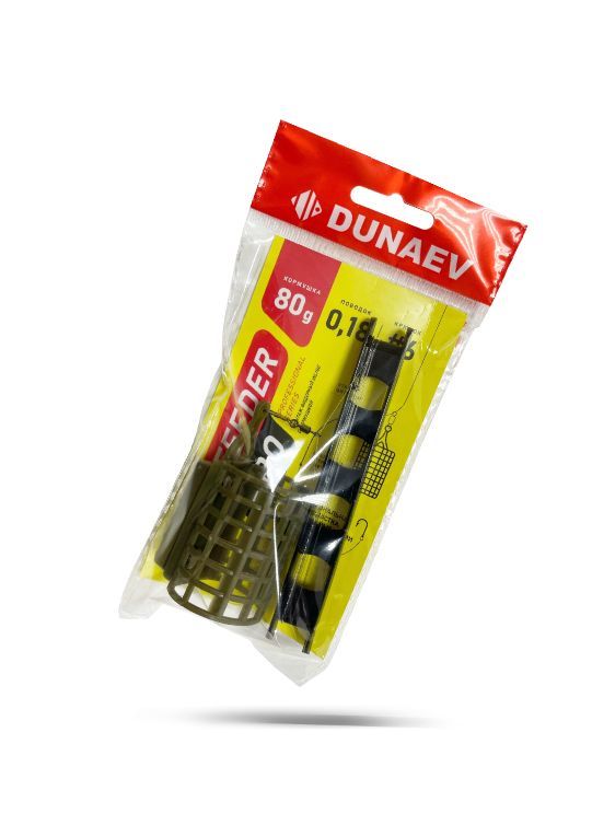 Монтаж фидерный Dunaev Inline c кормушкой VEGAS NEVA Прямоугольник 100г