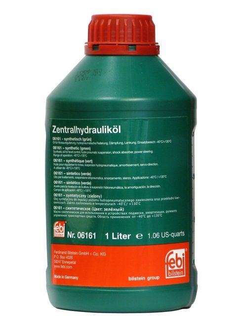 Жидкость гидравлическая FEBI 06161 CHF 1L зеленая (синтетическая)