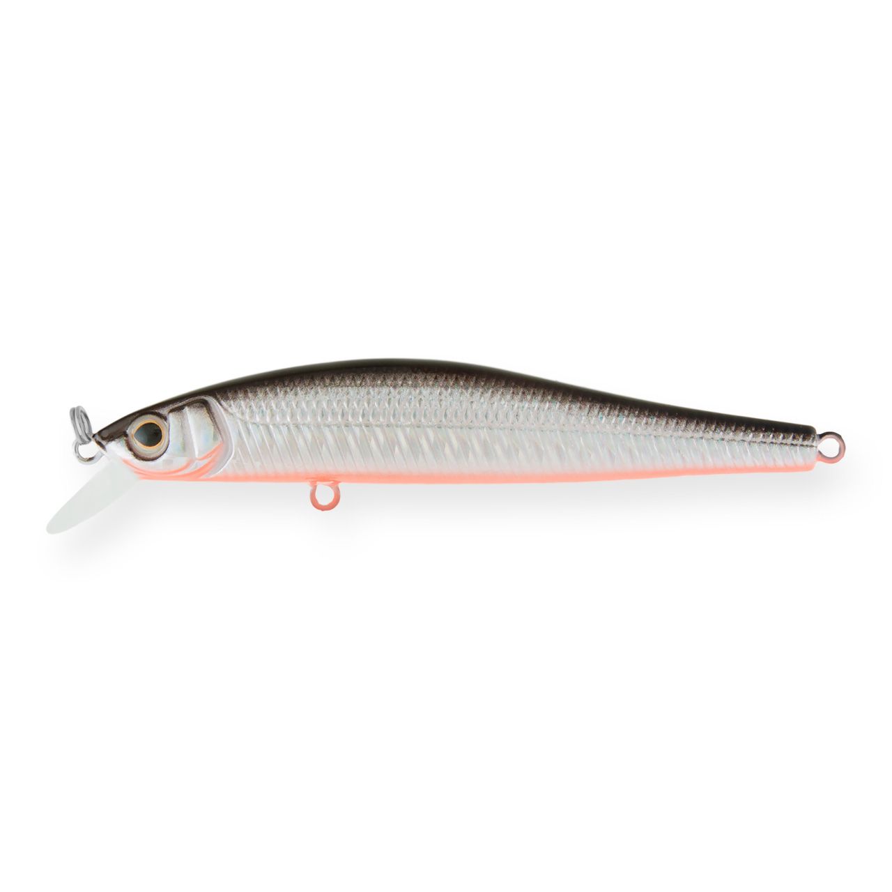 Воблер Минноу Strike Pro Jumper 110SP,  110 мм,  16, 3 гр,  Загл. 1, 0м.-2, 0м.,  Нейтральный,  цвет: A70-713 Black Silver OB,  (EG-192C-SP#A70-713)