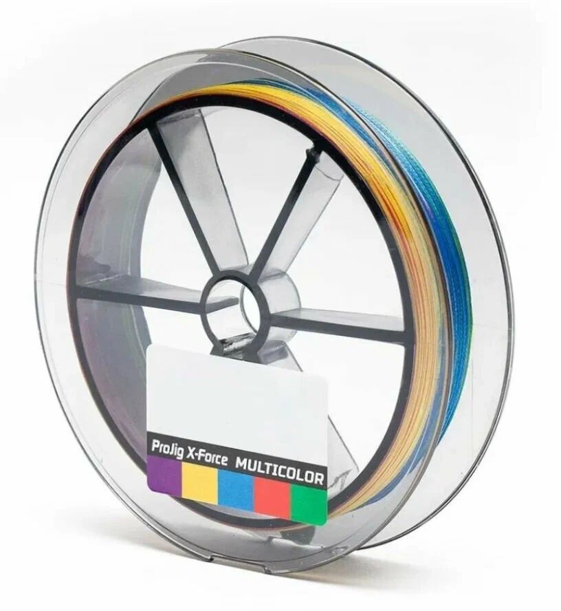 Шнур ProJig X-Force Multicolor 0, 14 мм,  9, 0 кг,  100 м
