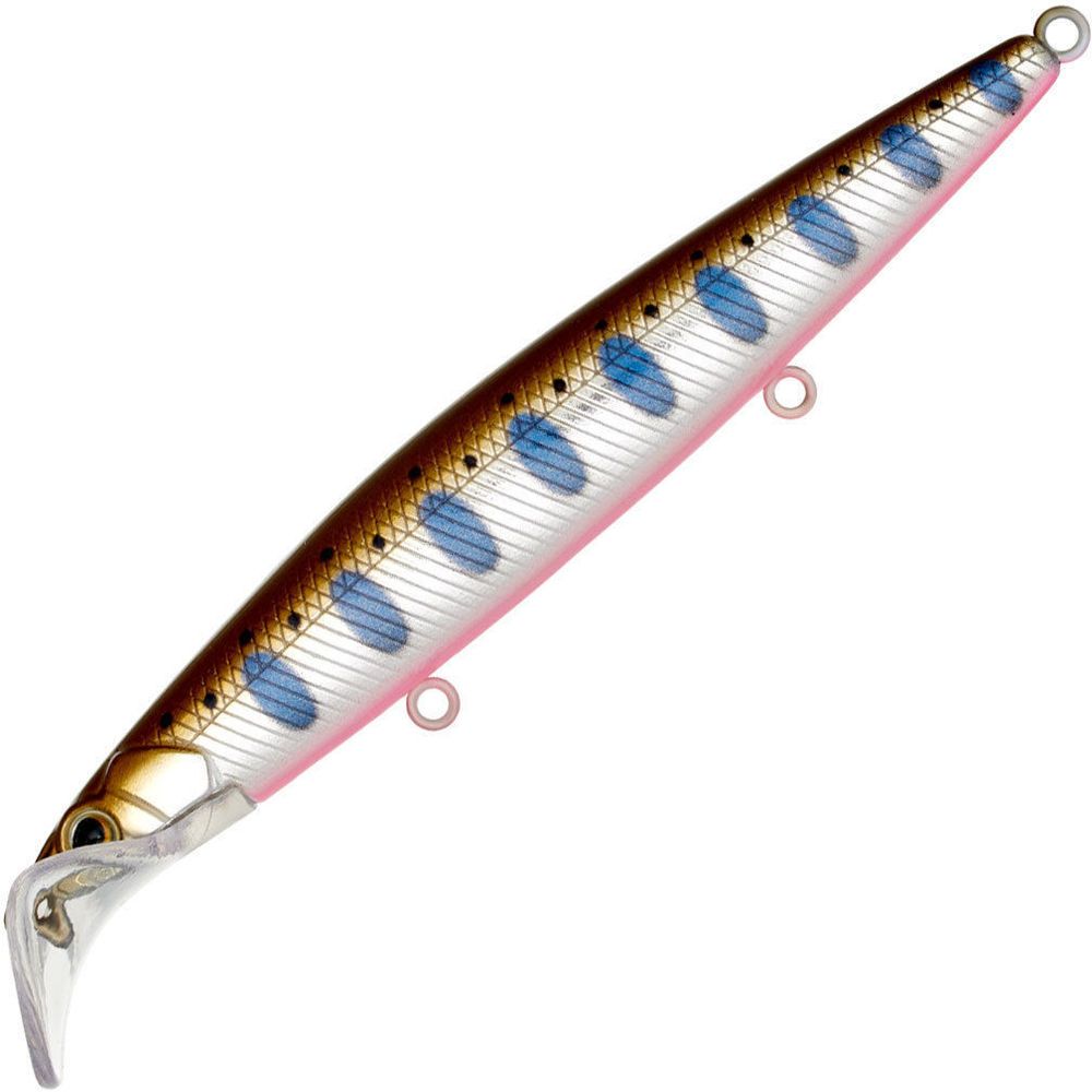Воблер Минноу Strike Pro Scooter Minnow 110F,  110 мм,  11, 8 гр,  Загл. 1, 5м.-2, 5м.,  Плавающий,  светящийся,  (EG-186F#A293-SAM)