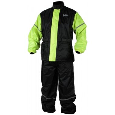 Дождевик MOTEQ WET DOG  раздельный куртка+брюки черно-желтый XS