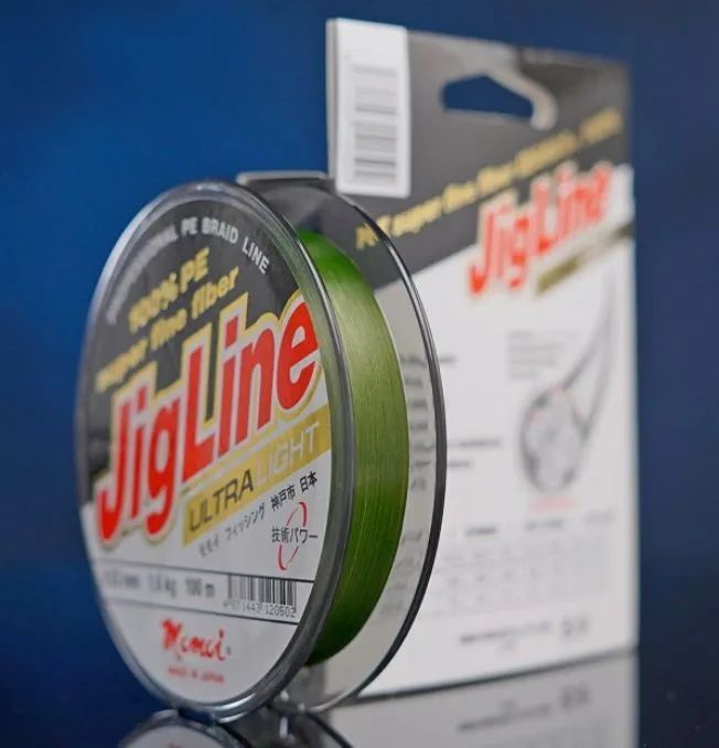 Шнур JigLine Ultra Light 0, 06 мм,  5, 0 кг,  100 м,  хаки