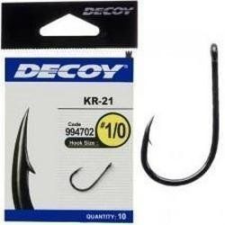 Крючок Decoy одинарный KR-21 # 5 (12шт.)