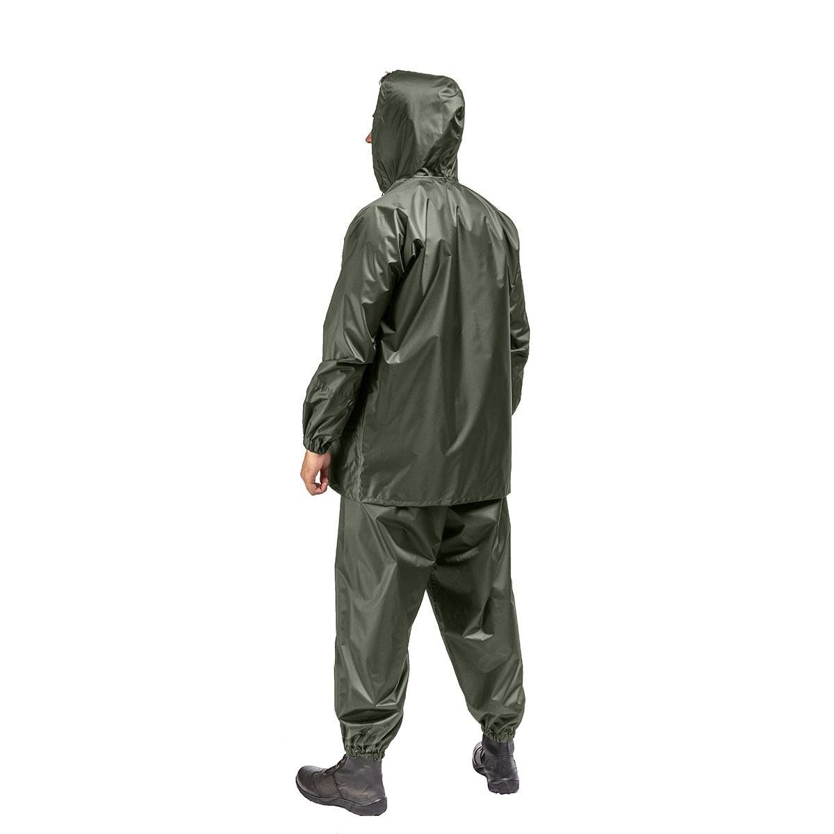 Костюм ветровлагозащитный Походный,  цв.зеленый PU 5000 р.48 (T-KS-VVZ-M-PU5-002) Helios