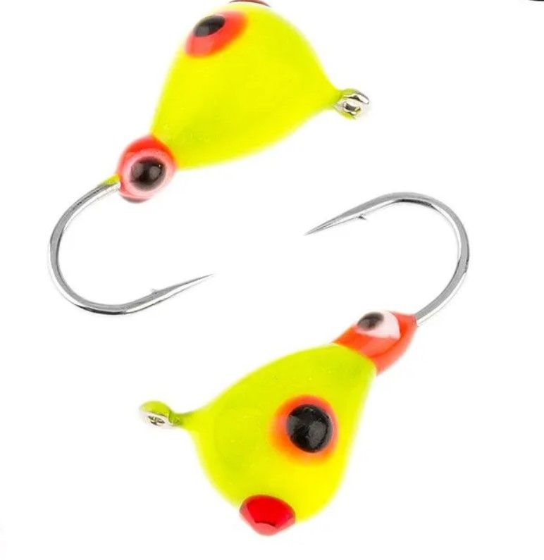 Мормышка W Spider Капля с ушком краш. 5, 0 мм 1, 90 гр. 276P обмаз. с камнем
