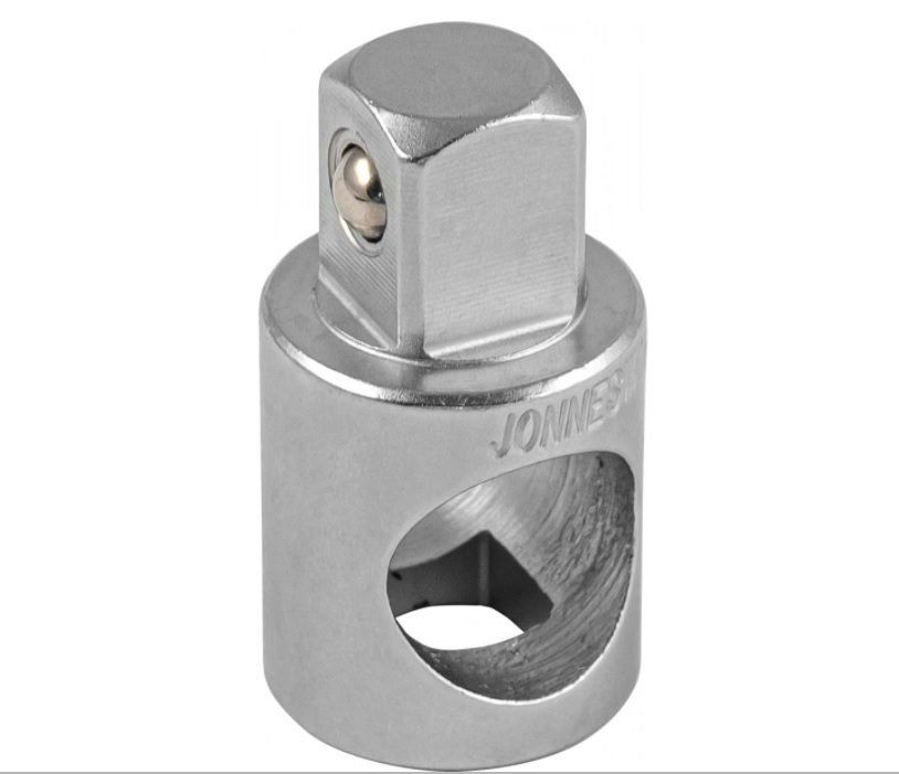 Переходник 1/2"F*3/8"M с отверстием под вороток JONNESWAY S16H403