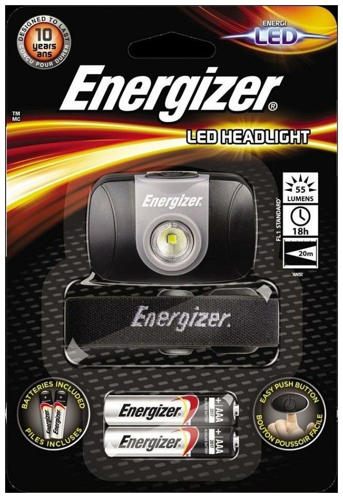 Фонарь "третий глаз" 2xAAA 2LED Headlight Energizer 55 люм 