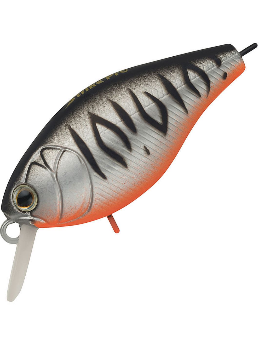 Воблер Крэнк Strike Pro Cranky 40,  40 мм,  4, 2 гр,  Загл. 0, 2м.-0, 5м.,  Плавающий,  цвет: A243ES Grey Shadow Mat Tiger,  (EG-164F#A243ES)