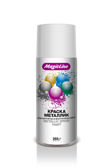 Краска MAGIC LINE RAL 2100 Жемчужно-белая металлик 265гр 