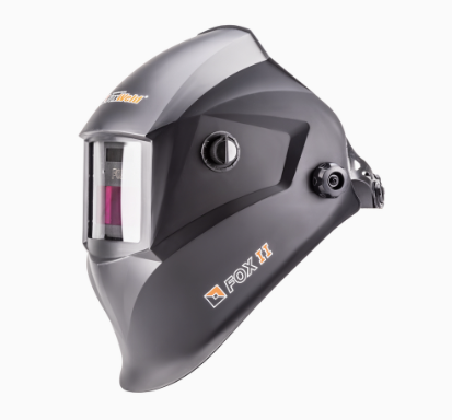 Маска сварочная хамелеон (90*35мм,  питание: солн. батарея + литиевый элемент) FOX 2 "черная" FoxWeld (8721)