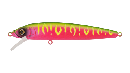 Воблер Минноу Strike Pro Alpha Minnow 95,  95 мм,  9 гр,  Загл. 0, 6м.-1, 6м.,  Плавающий,  цвет: A230S Watermelon Mat Tiger,  (EG-034F#A230S)