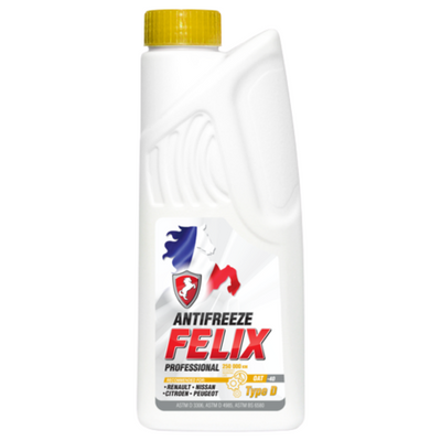 Антифриз FELIX PROFESSIONAL TYPE D  1л. желтый