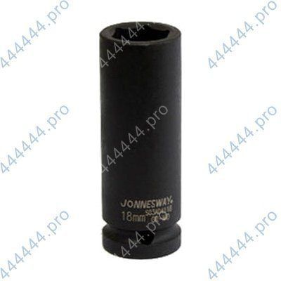 Головка торцевая 1/2" 6-гранная 17мм ударная,  удлиненная JONNESWAY S03AD4117