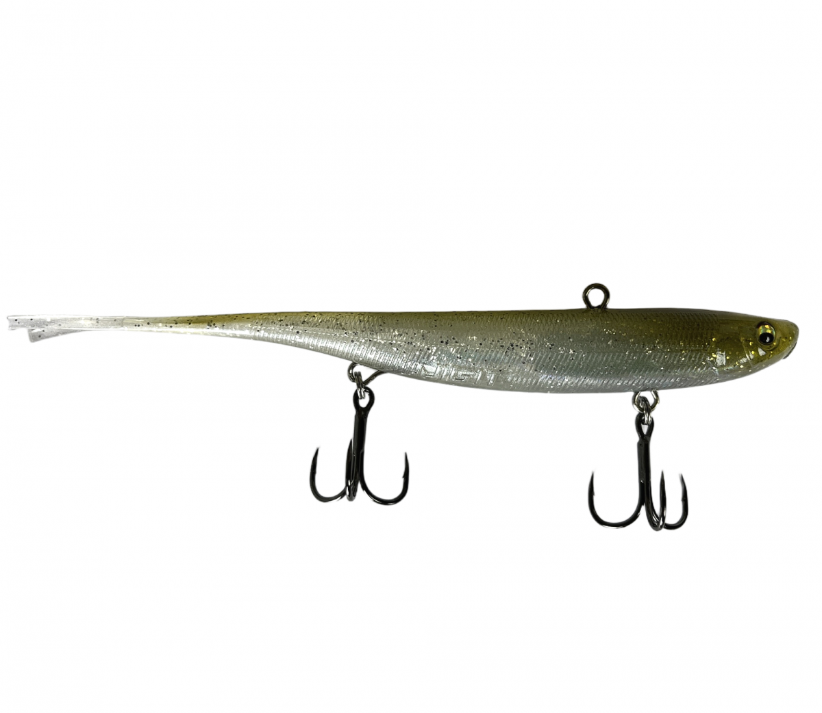 Баланслаг Jig It Whale Tail 110mm 24g цв. F12 Smoky shiner