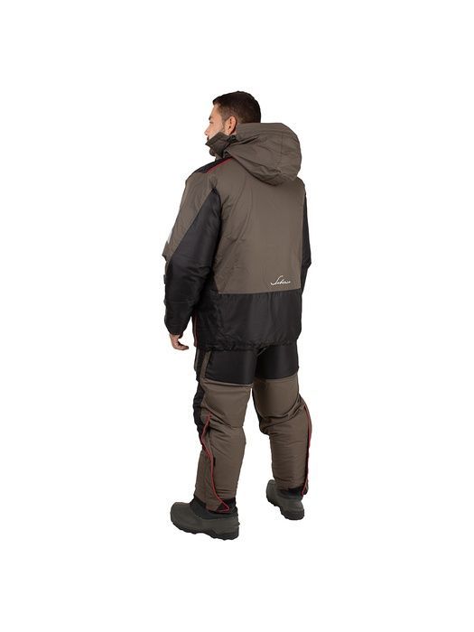 Костюм зимний поплавок Huntsman Siberia Floating,  ткань Breathable,  до -45°С,  цвет Серый/Черный (Размер:44-46,  Рост:170)