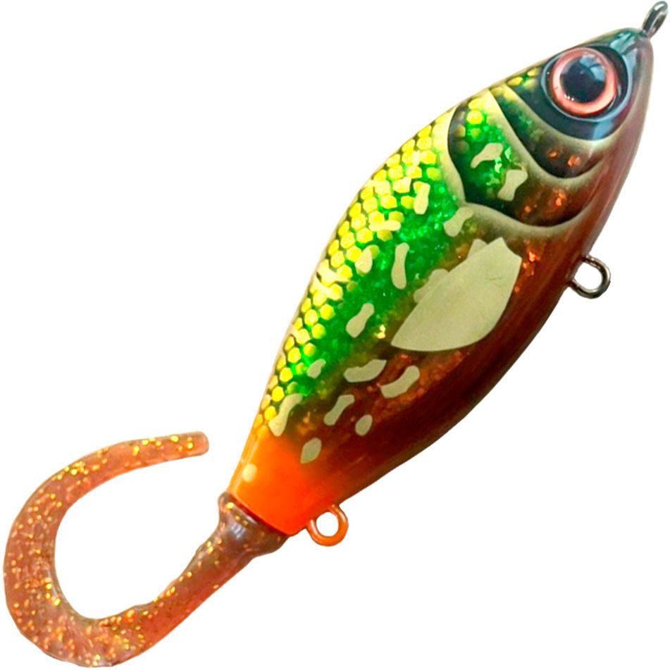 Воблер Джеркбейт Strike Pro Guppie Downsize Sinking,  90 мм,  35, 7 гр,  Загл. 0, 5м.-1, 5м.,  Тонущий,  цвет: A274G Transparent Motorpike,  (EG-208B#A274G)