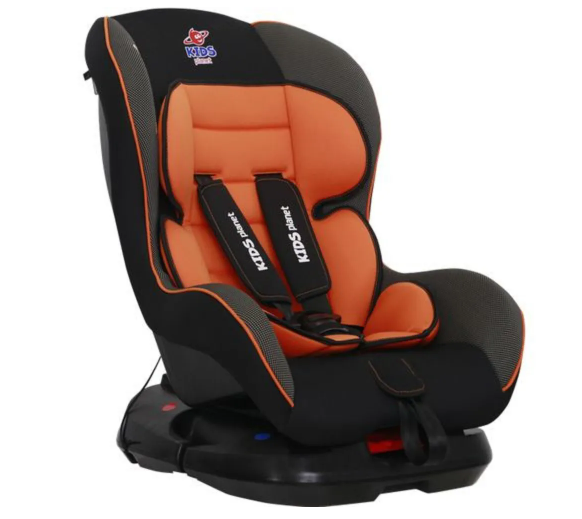 Детское кресло "SIGER" Kids Planet Asteroid (стильный карбон) (от 0 до 18кг)