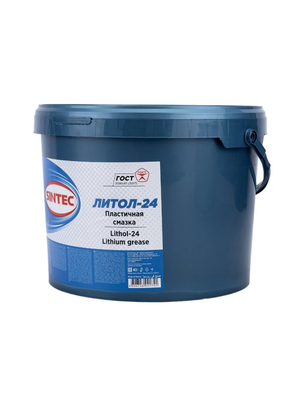 Смазка Литол-24 SINTEC  9, 5кг