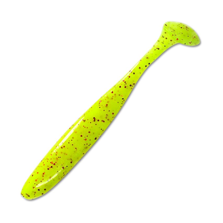Приманка съедобная Keitech Easy Shiner 5" PAL #01 Chartreuse Red Flake