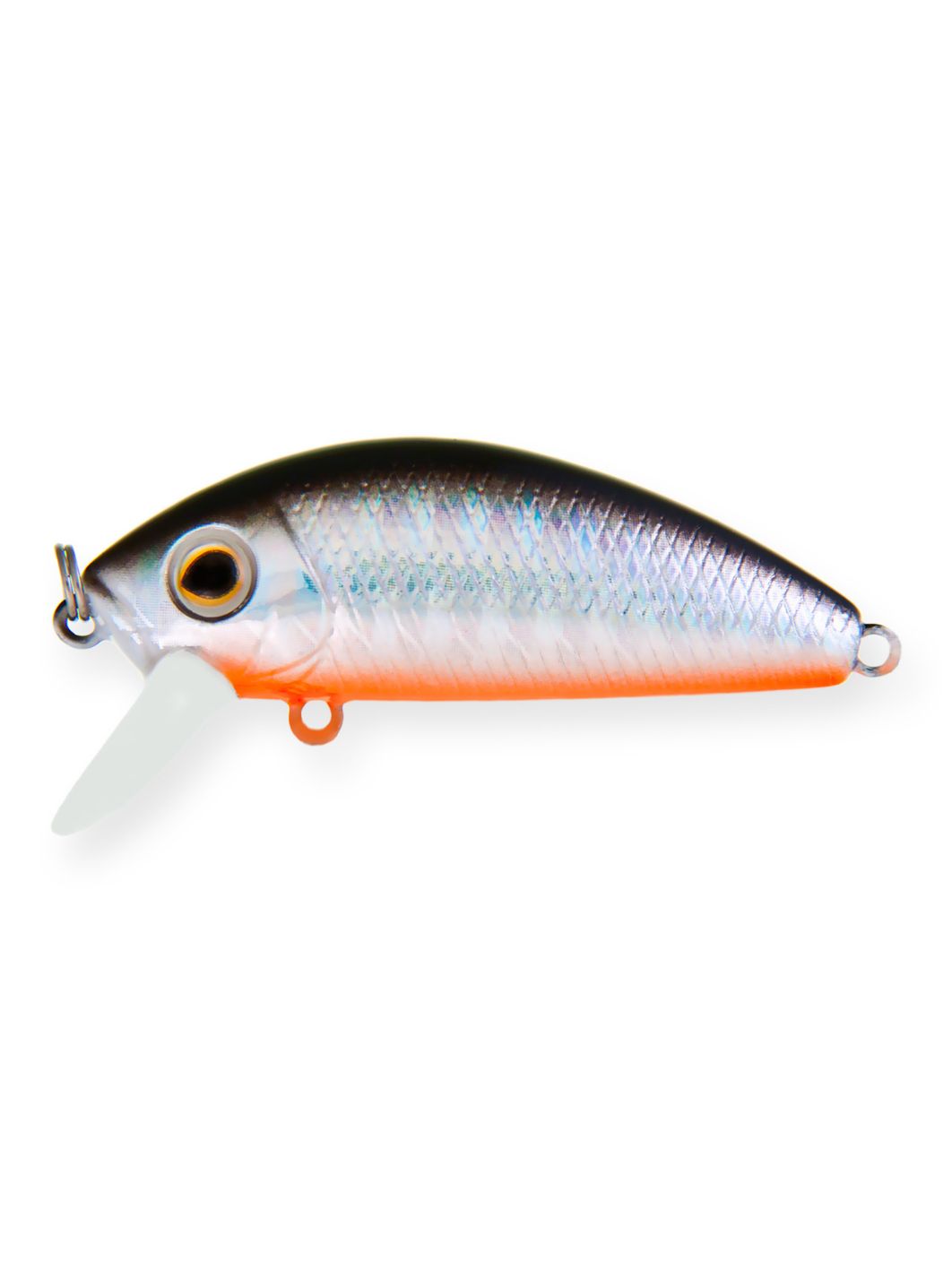 Воблер Минноу Strike Pro Mustang Minnow 45,  45 мм,  4, 5 гр,  Загл. 0, 2м.-0, 5м.,  Плавающий,  цвет: A70-713 Black Silver OB,  (MG-002F#A70-713)