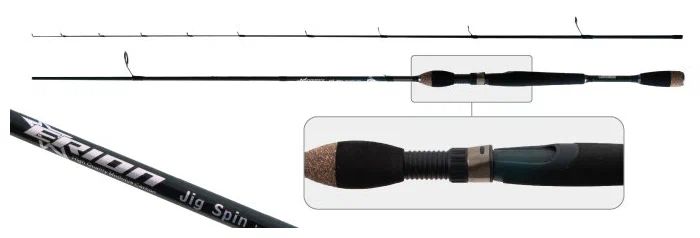 Хлыст угольный для спиннинга Akara Erion Jig Spin IM9 (5-25) 2, 7 м