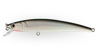 Воблер Минноу Strike Pro Arc Minnow 120SP,  12 мм,  18, 3 гр,  Загл. 0, 5м.-0, 6м.,  Нейтральный,  цвет: A010-EP Black Back Silver,  (EG-136-SP#A010-EP)