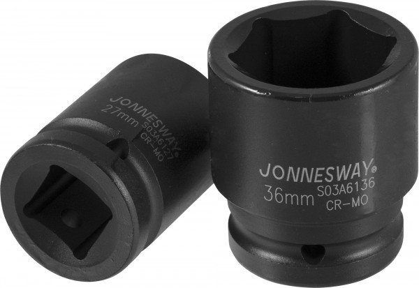Головка торцевая 3/4" 6-гранная 27мм ударная JONNESWAY S03A6127