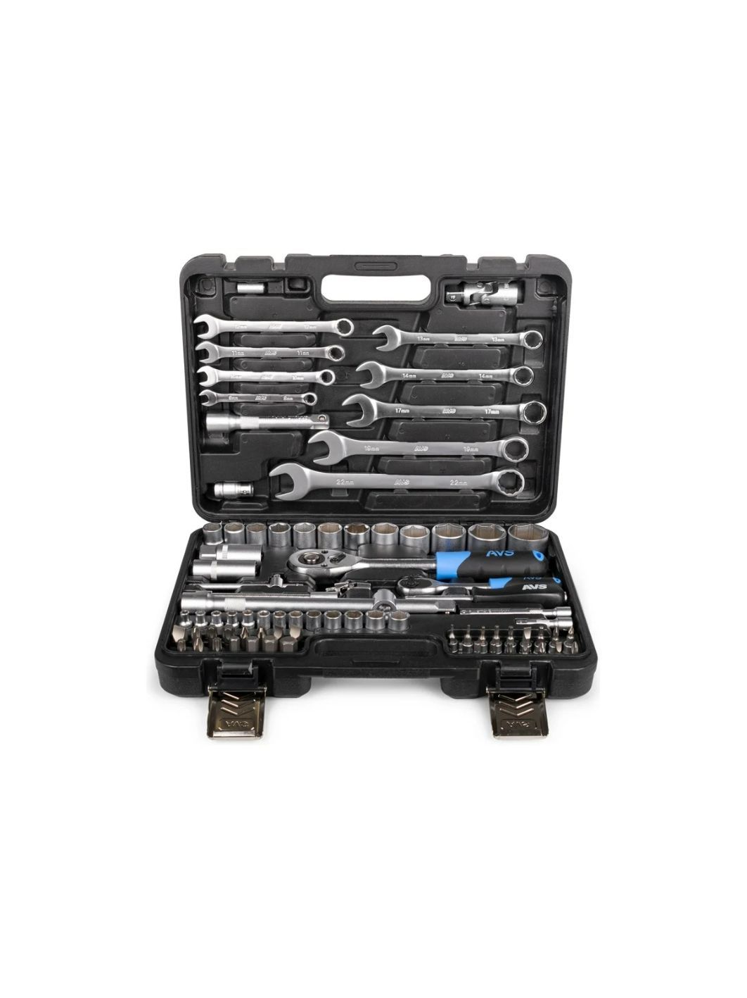 Набор инструмента универсальный 82 предмета 1/2",  1/4" AVS MASTER MTS-82